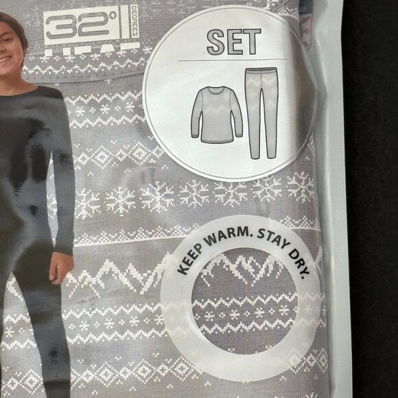 32 Degrees Kids' Gray Heat Set - S (6/7) NWT - Picture 6 of 13